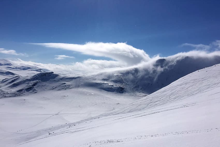 Åre mountains in the Swedish Alps